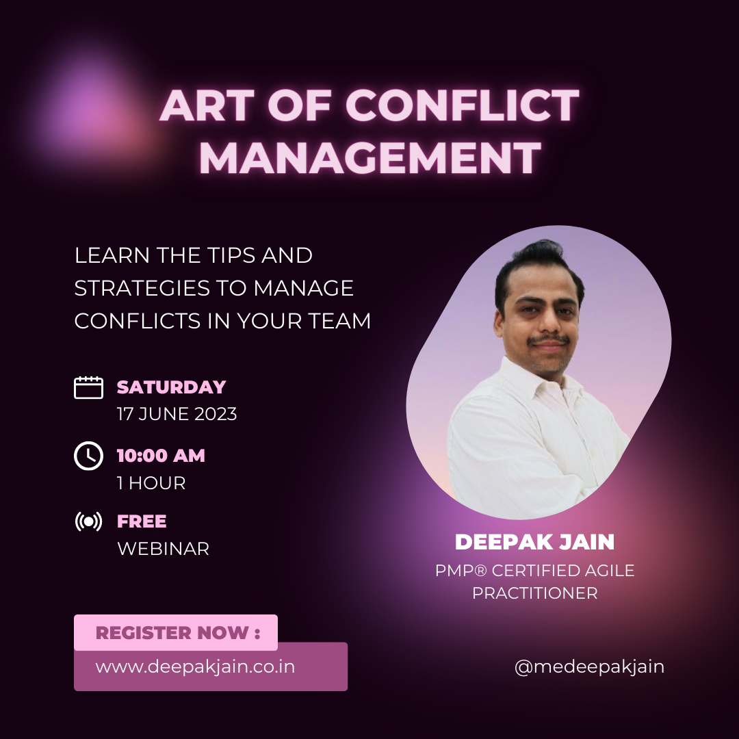 Free Webinar on Conflict Management