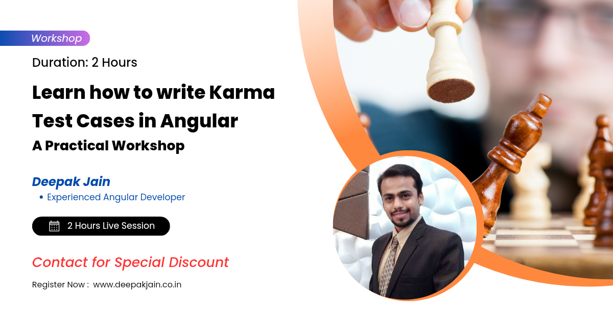 Workshop - How to write Karma Test Cases in Angular